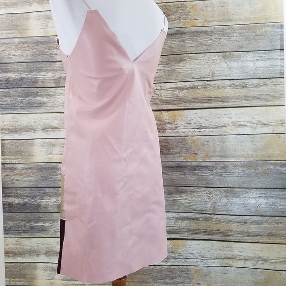 NWT Zara Faux Leather Spaghetti Strap Mini Dress - Picture 6 of 8